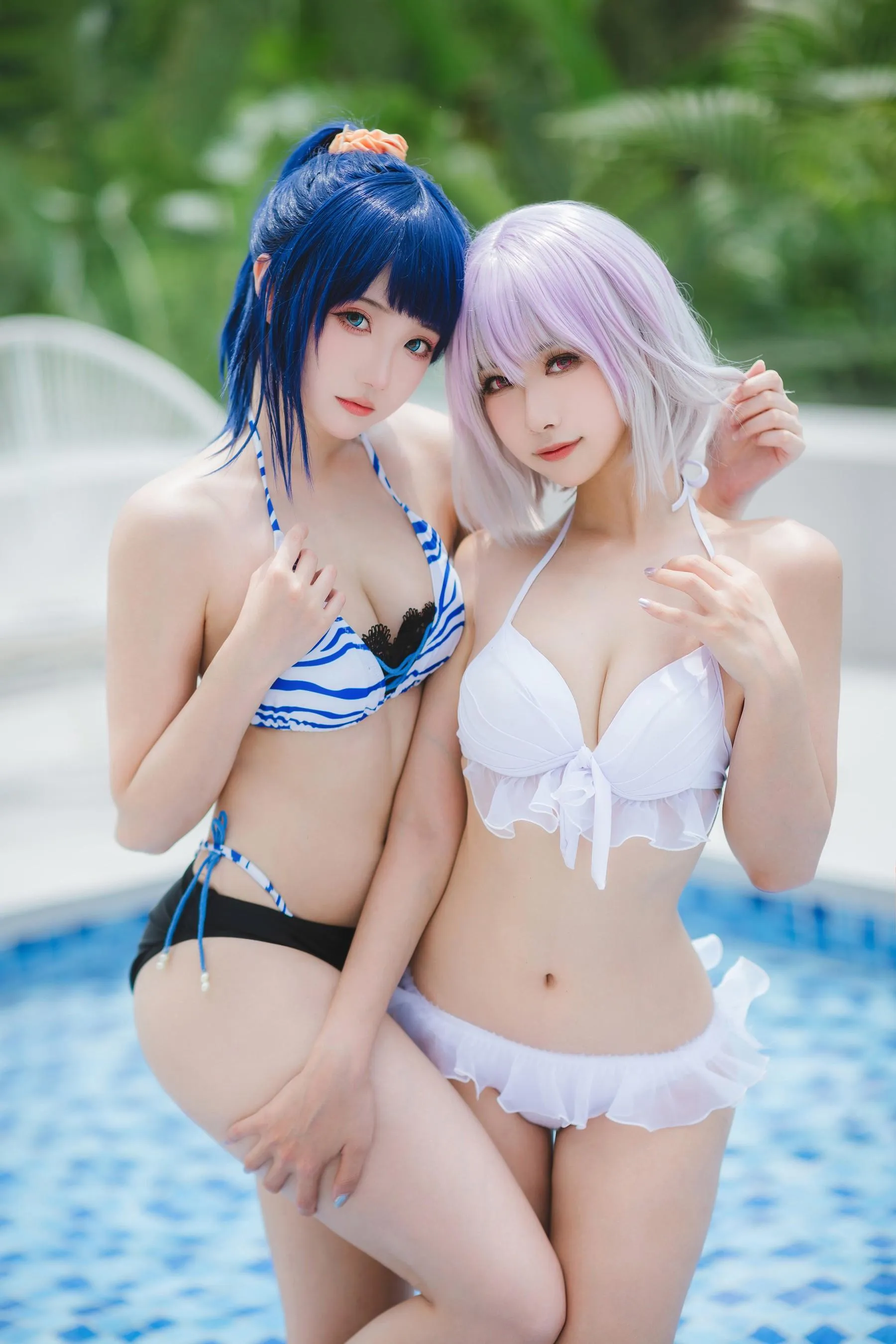 Momoko葵葵 – NO.35 瓜希酱 SSSS.GRIDMAN 宝多六花新条茜 泳装 [55P]插图7